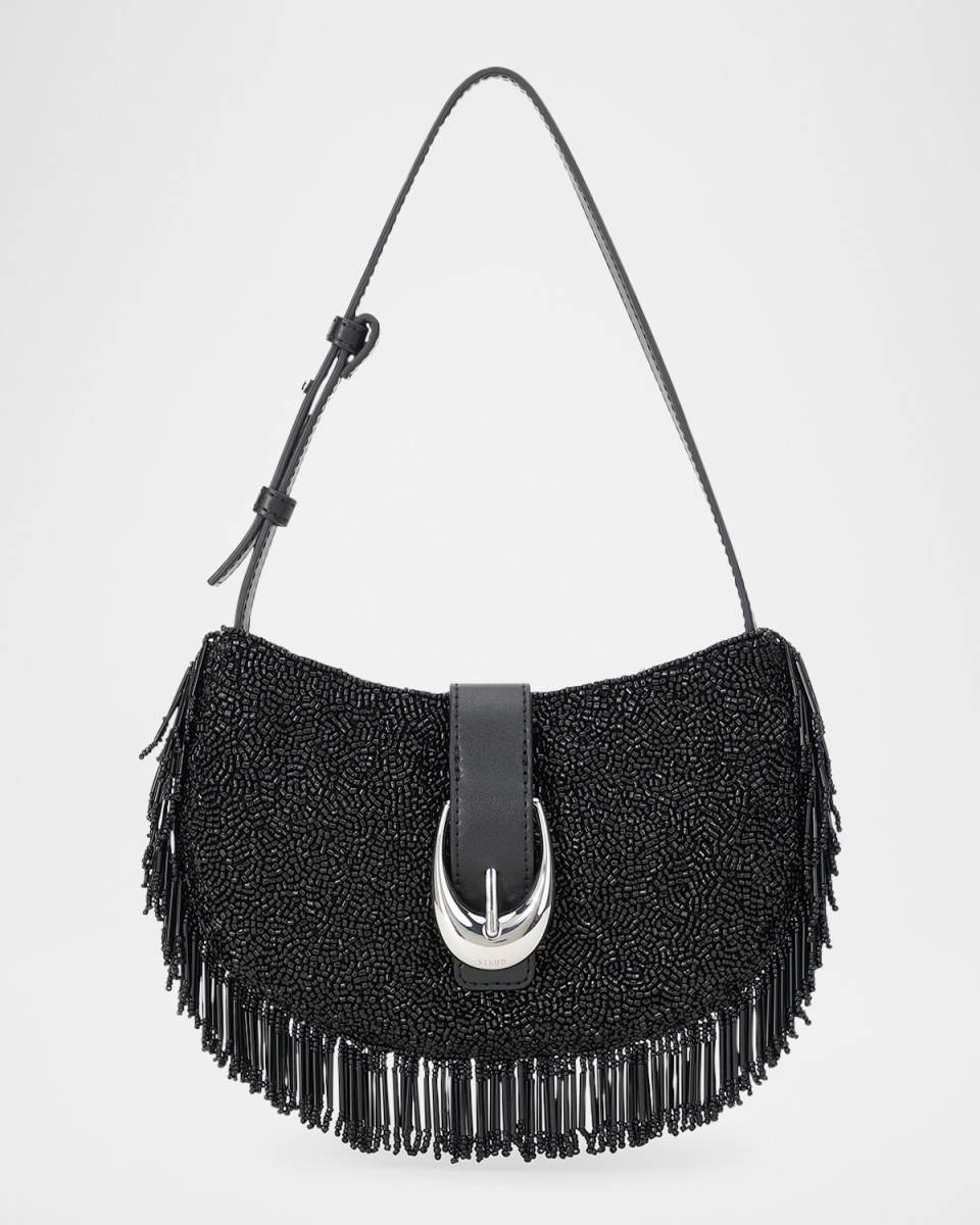 Alana Fringe Beaded Shoulder Bag